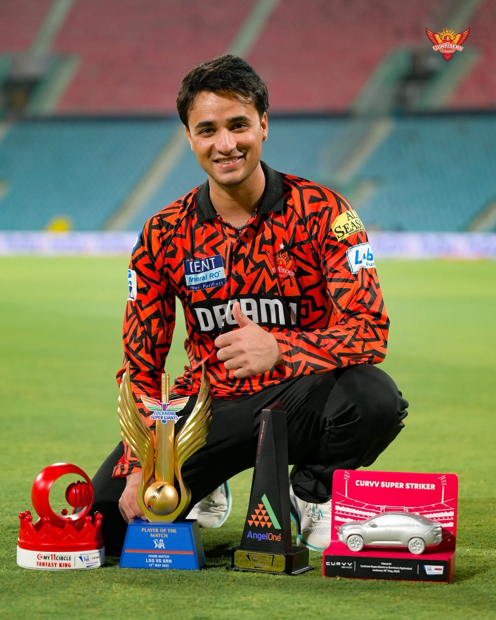 Abhishek Sharma hairstyle