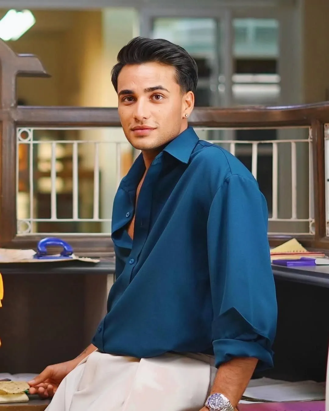 Abhishek Sharma hairstyle