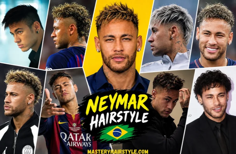 Neymar Hairstyle: 14 Iconic Looks From Buzz Cut to Spaghetti Hair Neymar Hairstyle