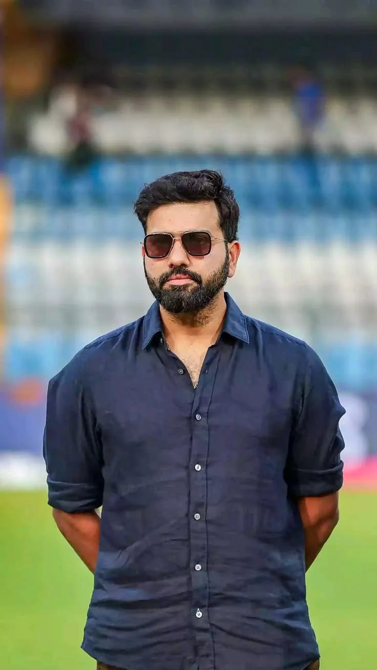 Rohit Sharma Hairstyle