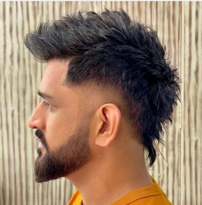 MS Dhoni hairstyle