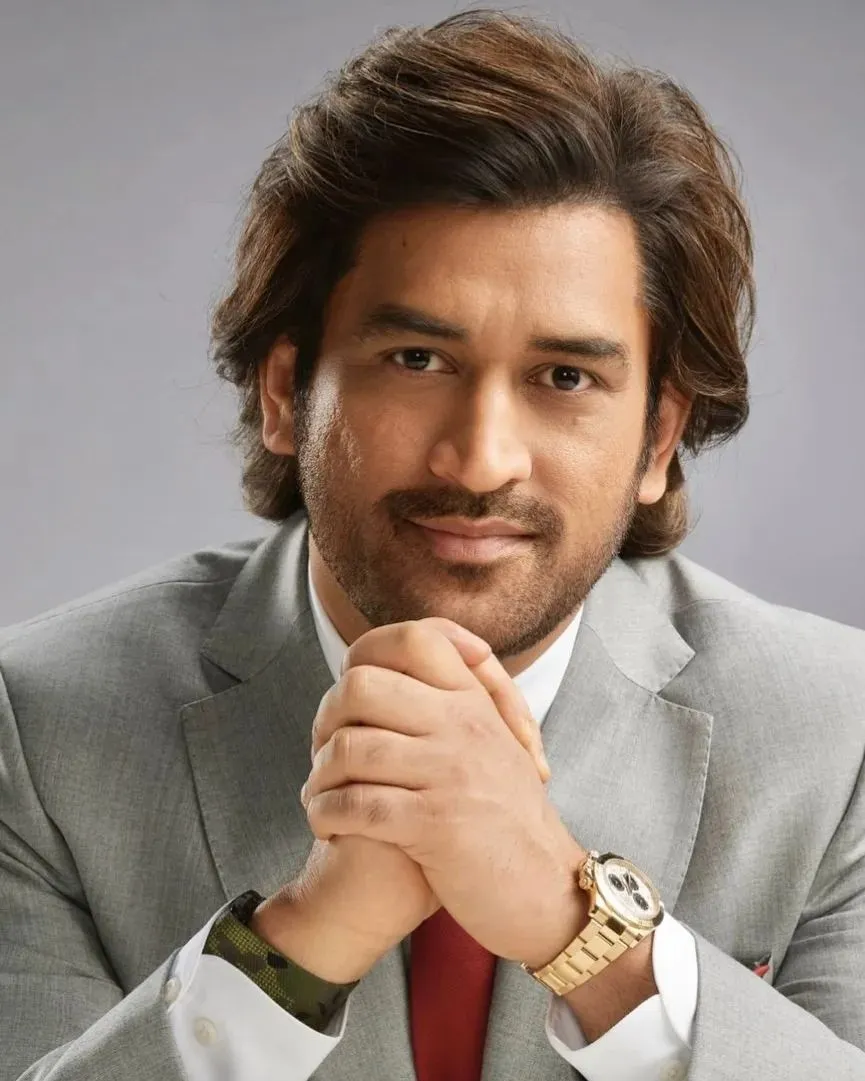 MS Dhoni hairstyle