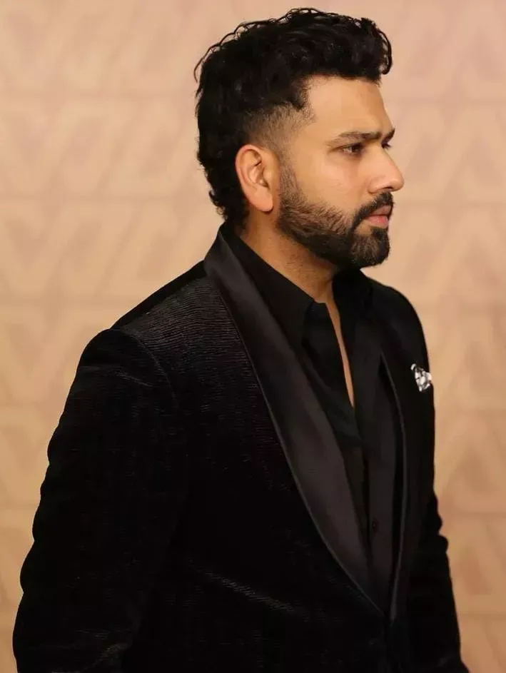 Rohit Sharma Hairstyle