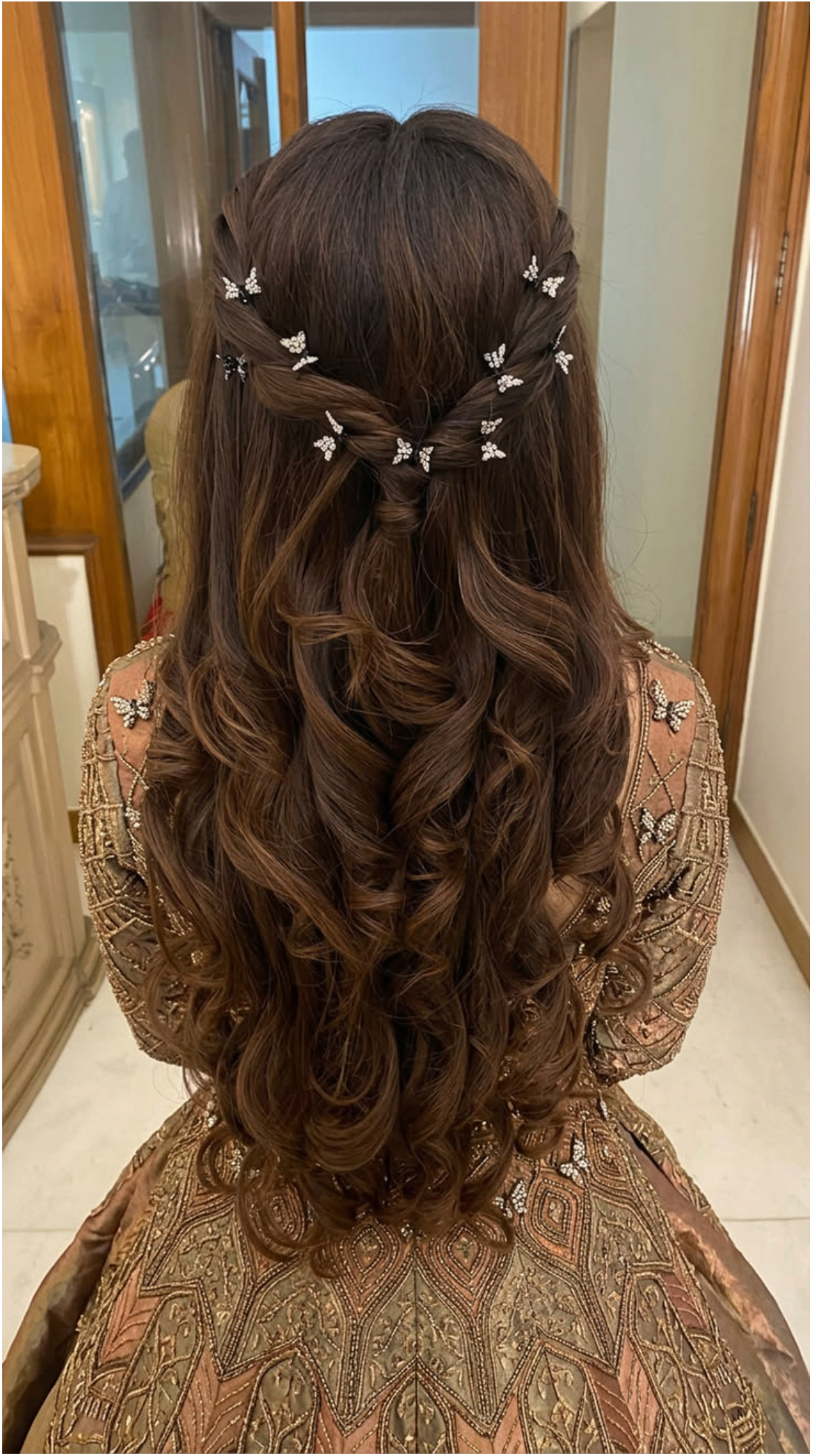 party hairstyles for open straight hair