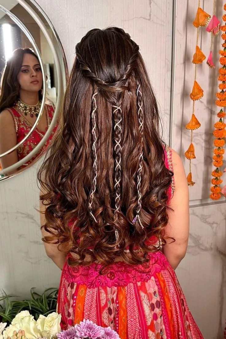 Navratri hairstyle