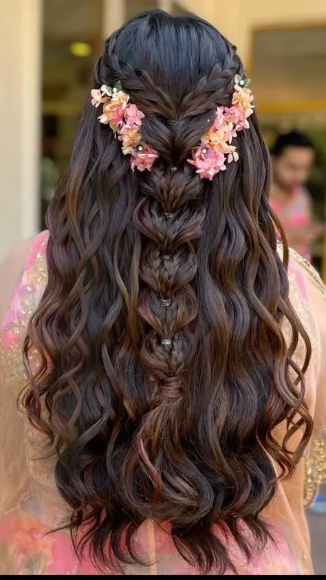 Navratri hairstyle