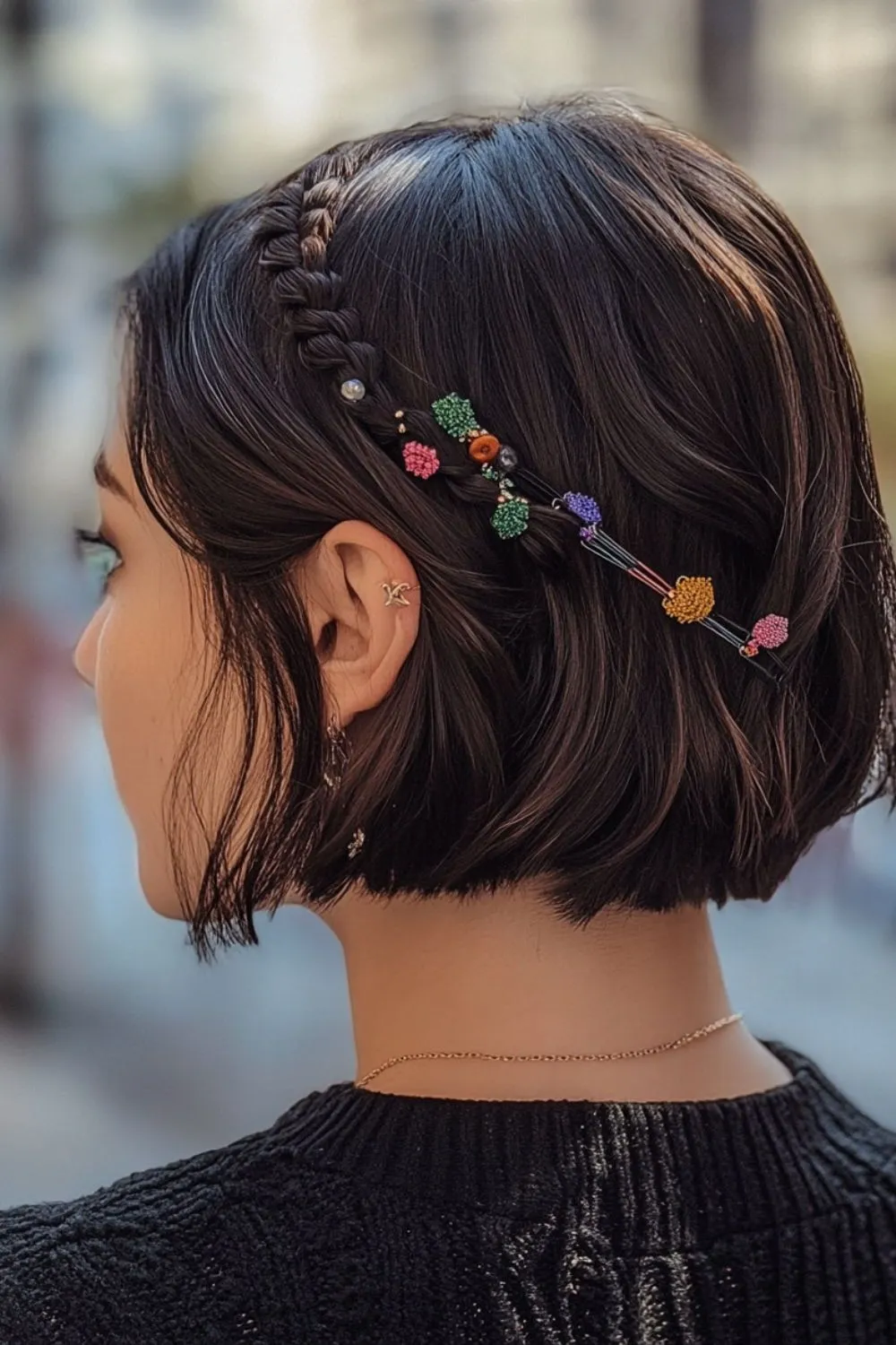 Navratri hairstyle